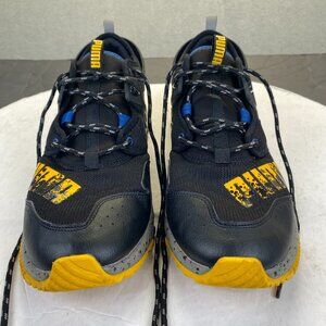 Men's Puma Pacer Future Trail Sneakers 382884-07 Black-Spectra/Yellow Size 12